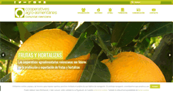 Desktop Screenshot of cooperativesagroalimentariescv.com