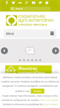 Mobile Screenshot of cooperativesagroalimentariescv.com